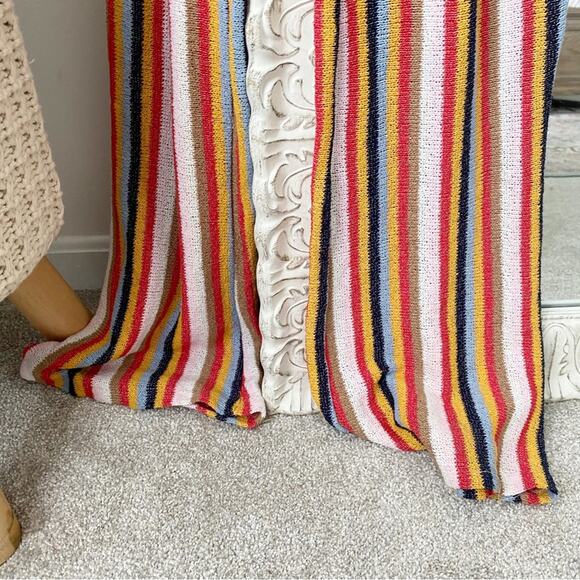 Zara Multicolor Striped Knit Side Cutout Jumpsuit - Medium - Picture 4 of 10